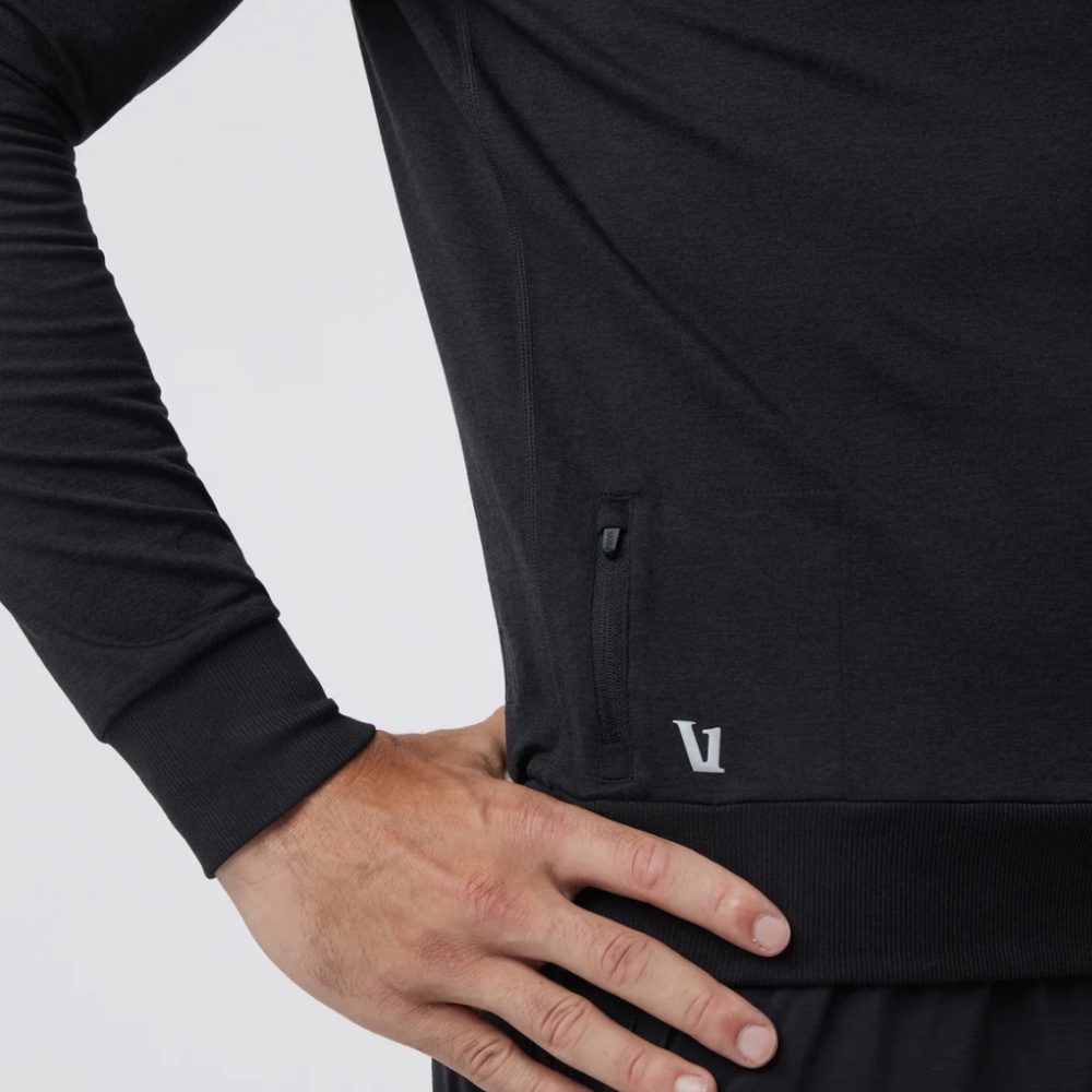 Vuori Ponto Performance Crew Black XS